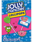 Jolly Rancher Heart Shaped Lollipops: 20-Piece Bag