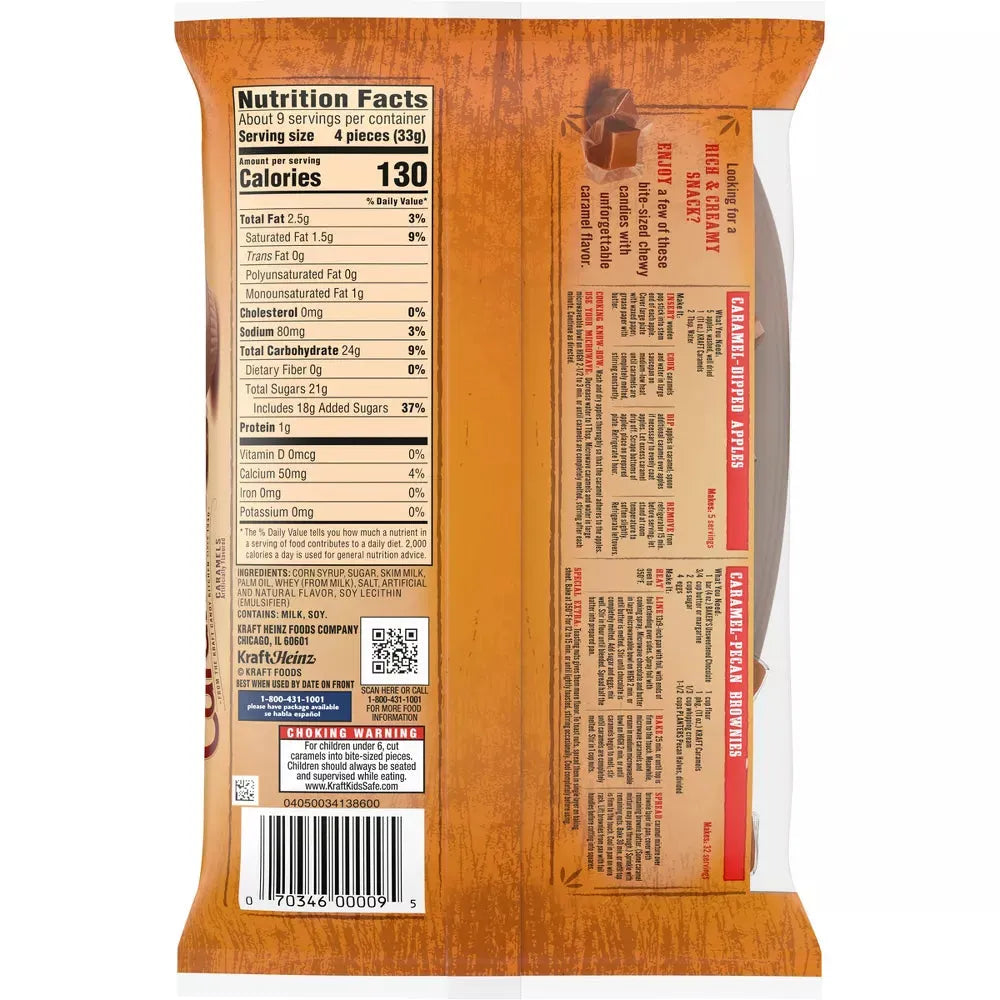 Kraft Caramel Squares Candy: 11-Ounce Bag