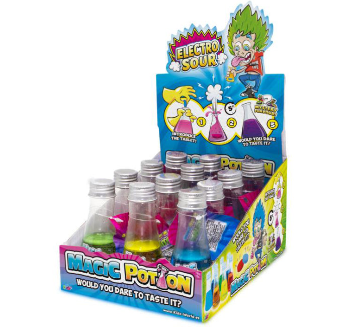 Magic Potion Color Changing Sour Liquid Candy: 12-Piece Box