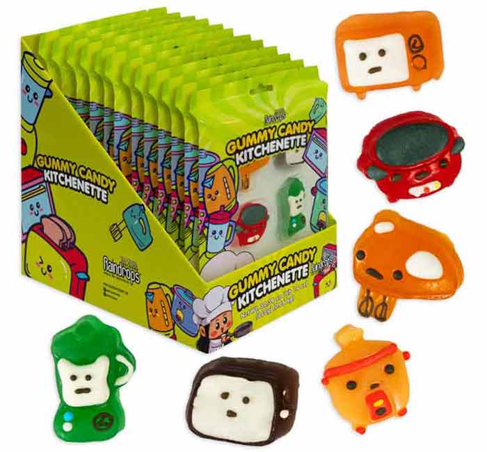 Raindrops Gummy Candy Kitchenette: 12-Piece Box