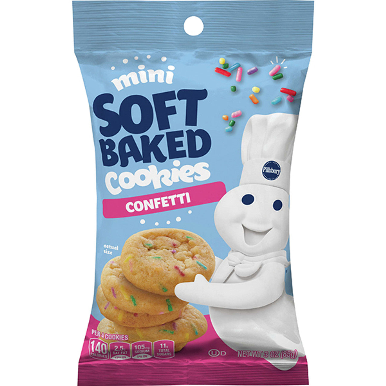 Pillsbury Confetti Soft Cookies: 6-Piece Box