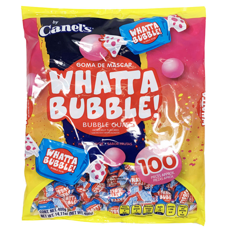 Canel's Whatta Bubble Bubblegum: 100-Piece Bag