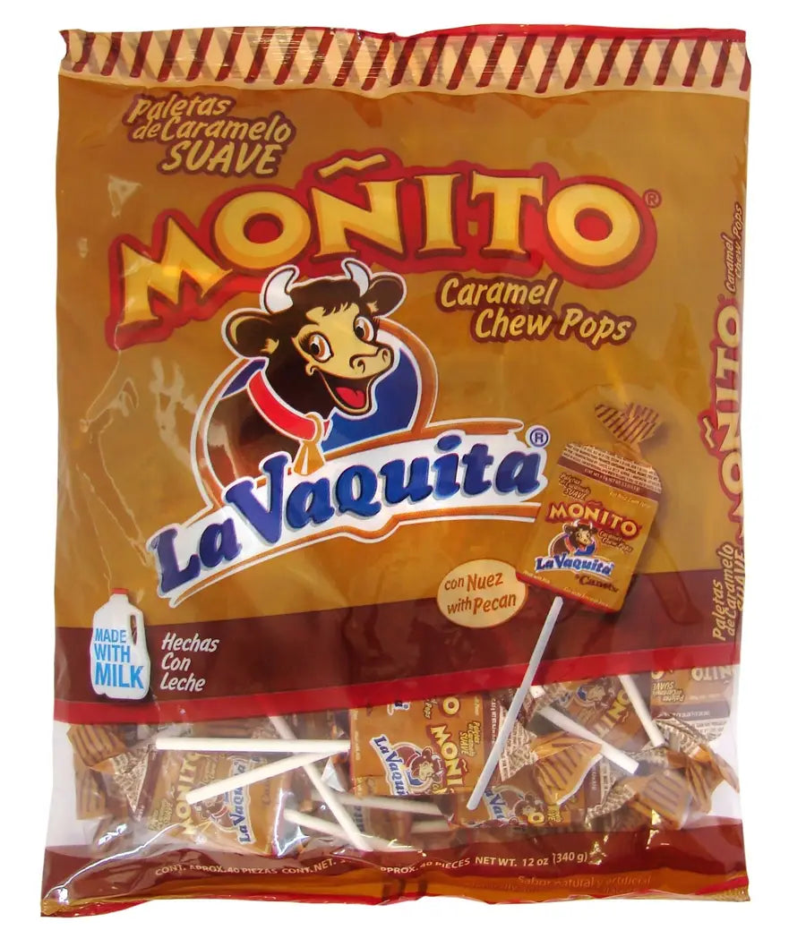 Canel's La Vaquita Monito Milk Caramel Soft Lollipops: 30-Piece Bag