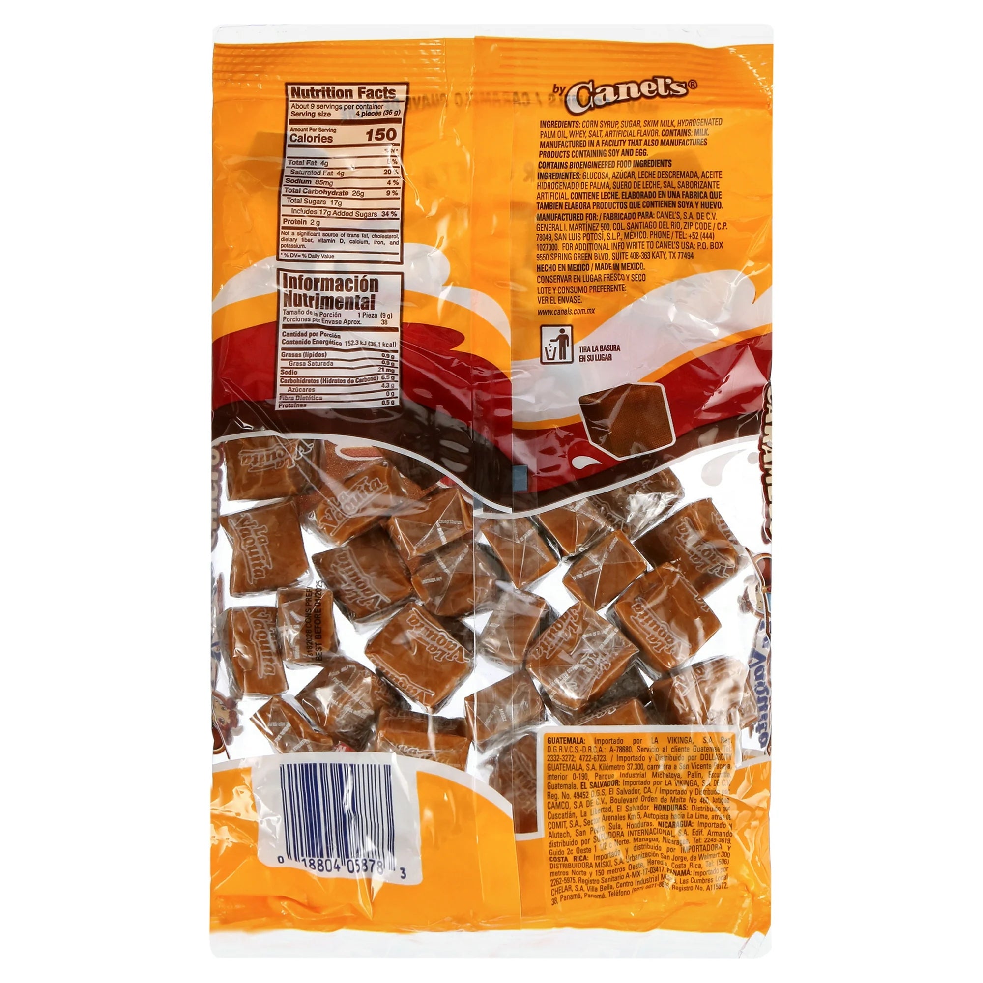 Canel's La Vaquita Chiclosos Caramel Candy: 11-Ounce Bag