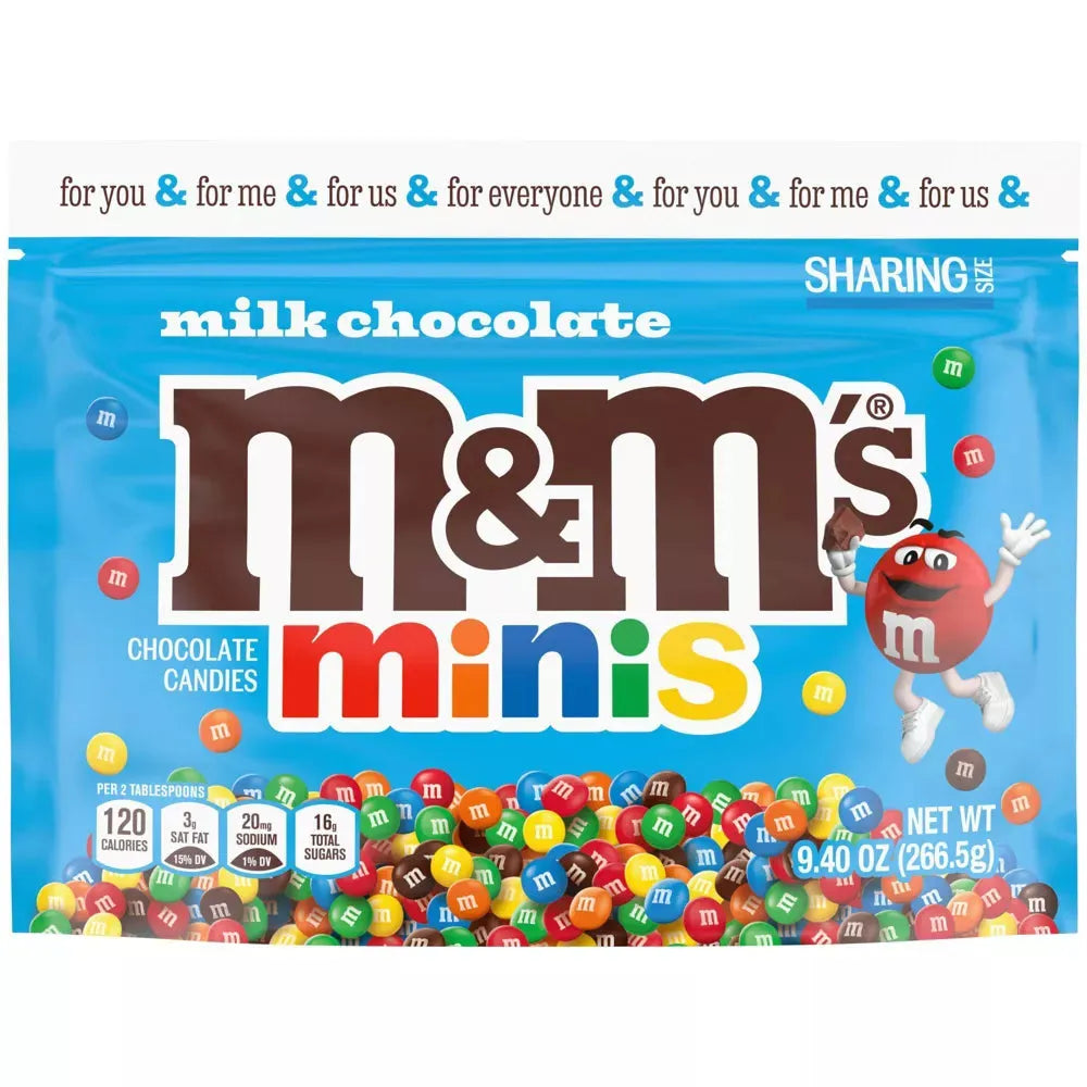 M&M's Milk Chocolate Minis: 9.4-Ounce Bag