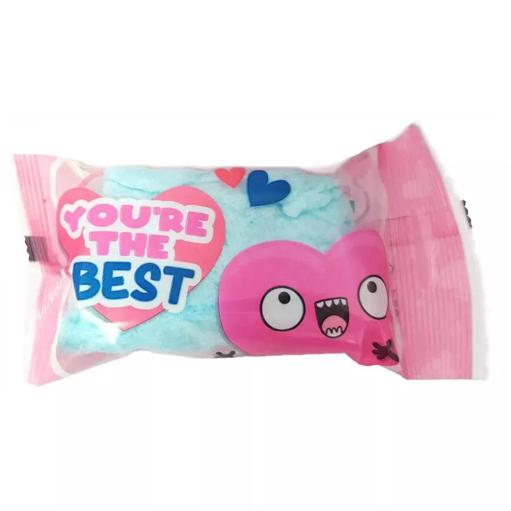 Valentine Party Puffs Cotton Candy: 12-Piece Bag