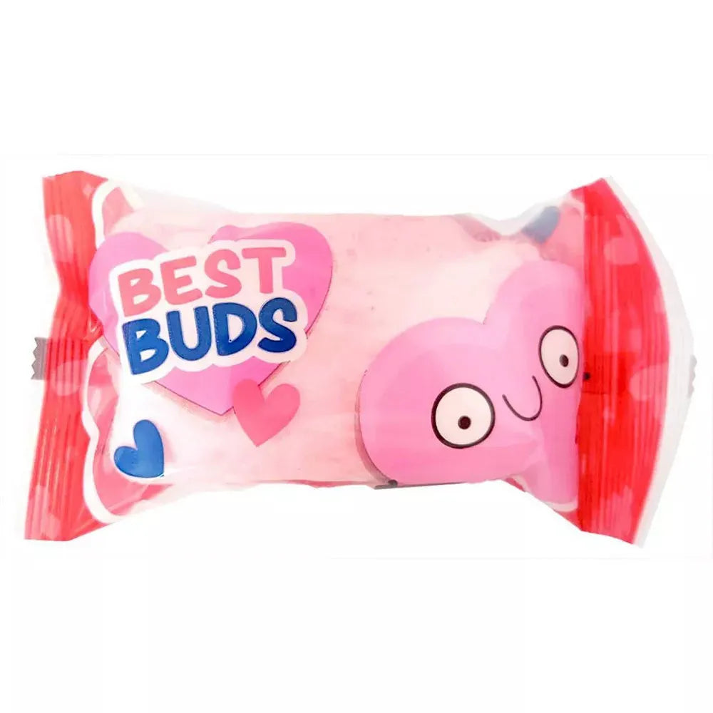 Valentine Party Puffs Cotton Candy: 12-Piece Bag