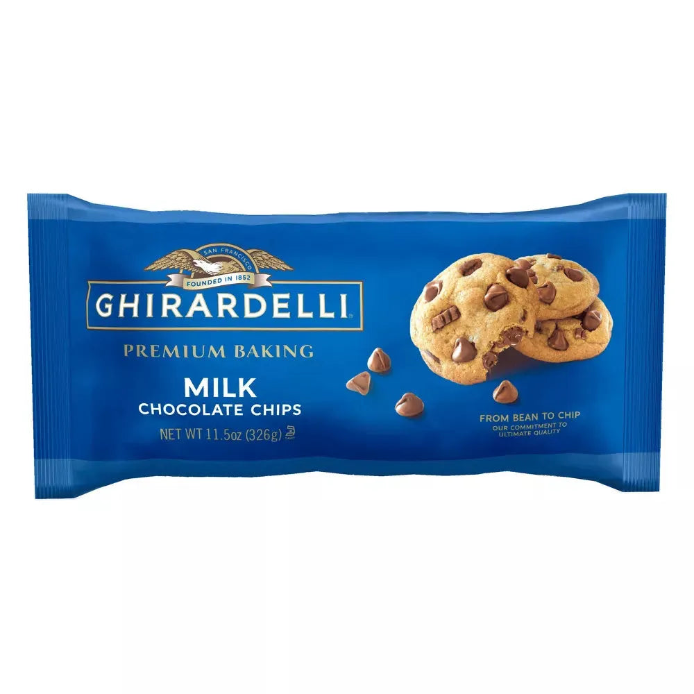 Ghirardelli Premium Baking Milk Chocolate Chips: 11.5-Ounce Bag