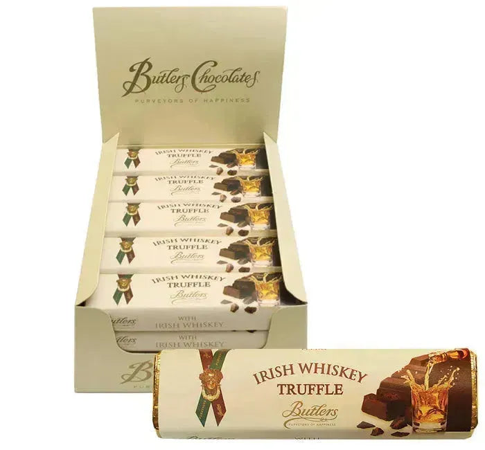 Butlers Irish Whiskey Truffle Chocolate Bar: 20-Piece Box