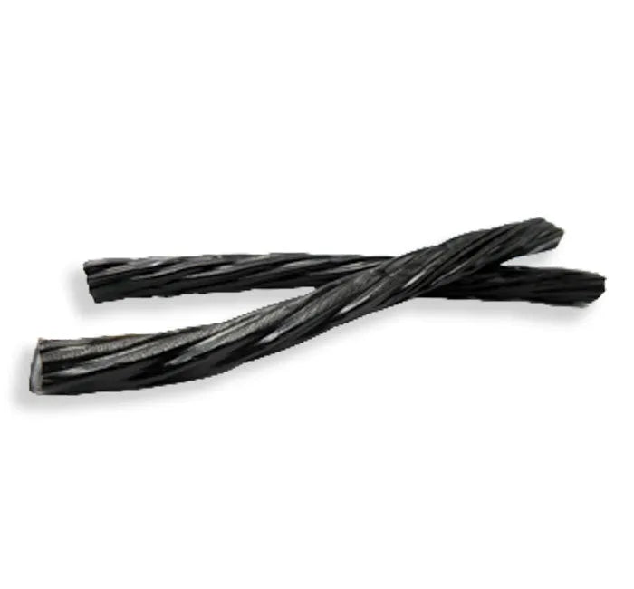 Kenny's Juicy Black Licorice Twists: 12LB Case