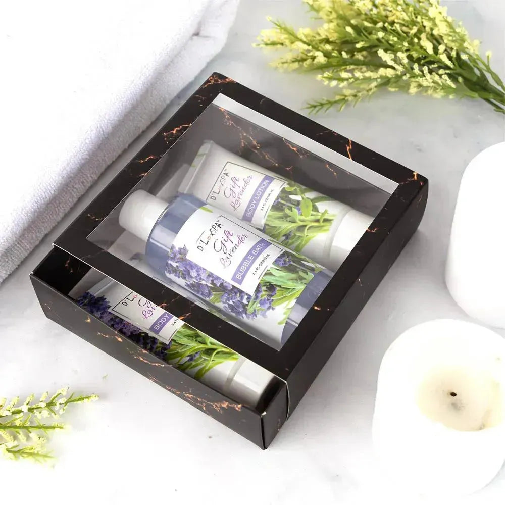 Clear Window Gift Boxes Square Black 6" X 6" X 2" 12 Pack