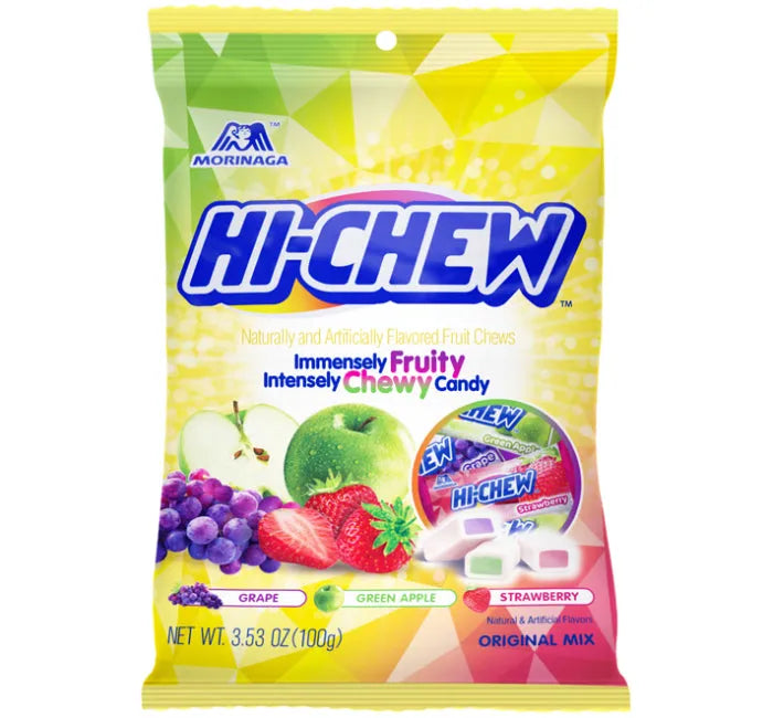 Hi-Chew Fruit Chews Candy Packs - Original Mix: 6-Piece Case