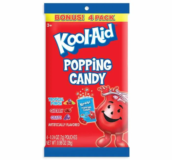 Kool-Aid Popping 4pk Candy: 12-Piece Case