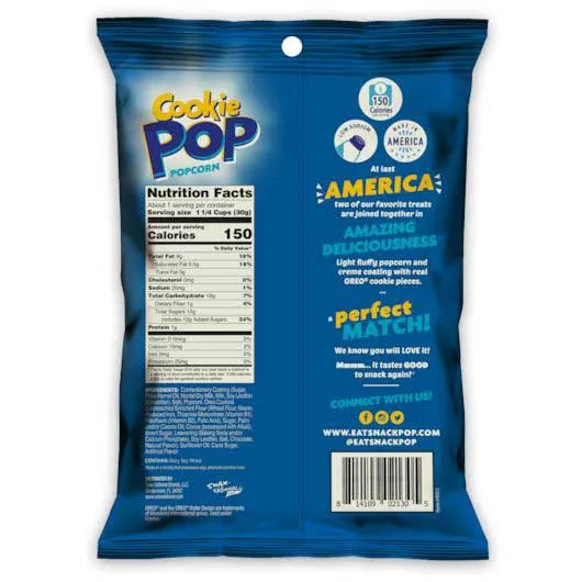 Candy Pop Oreo Cookie Popcorn: 12-Piece Case