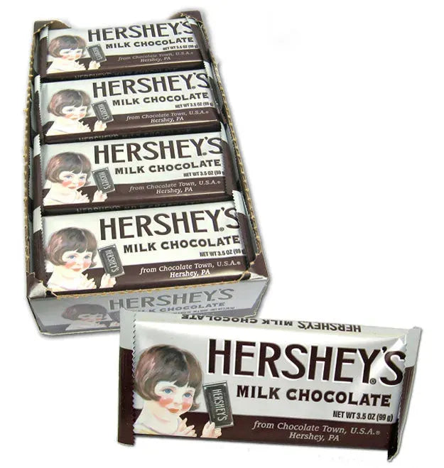 Hershey's Nostalgia Milk Chocolate Candy Bars: 24-Piece Box