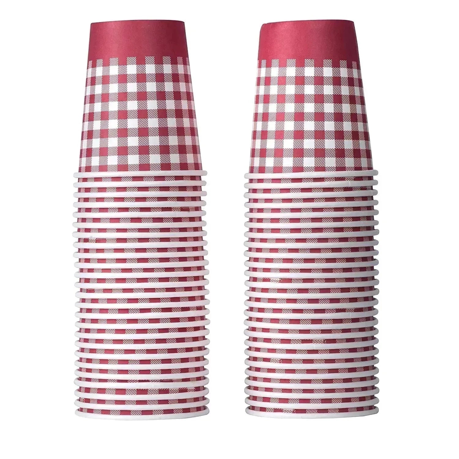 Picnic Themed 9 Oz Disposable Paper Cups 100 Pack