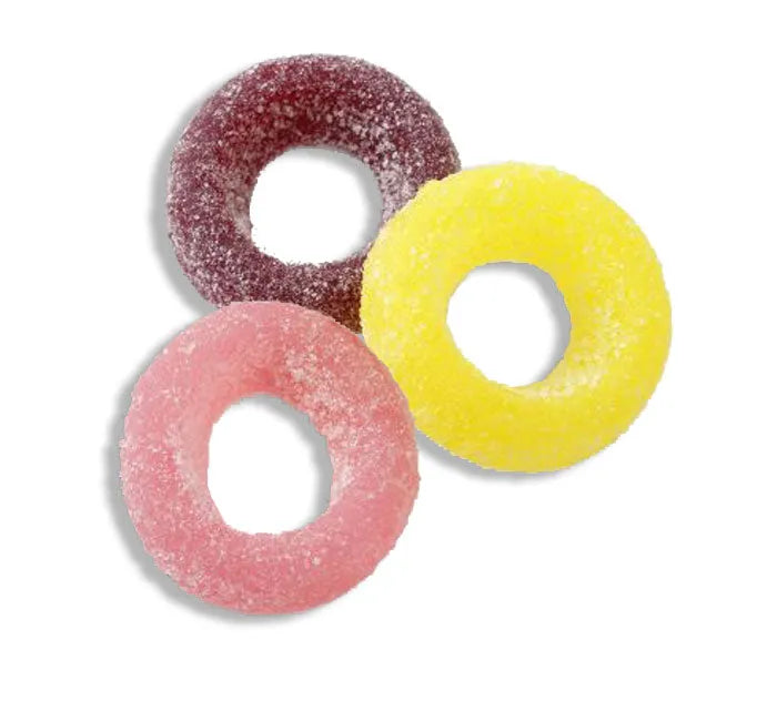 Sweet & Sour Lemonade Rings Non-GMO Verified : 5LB Bag