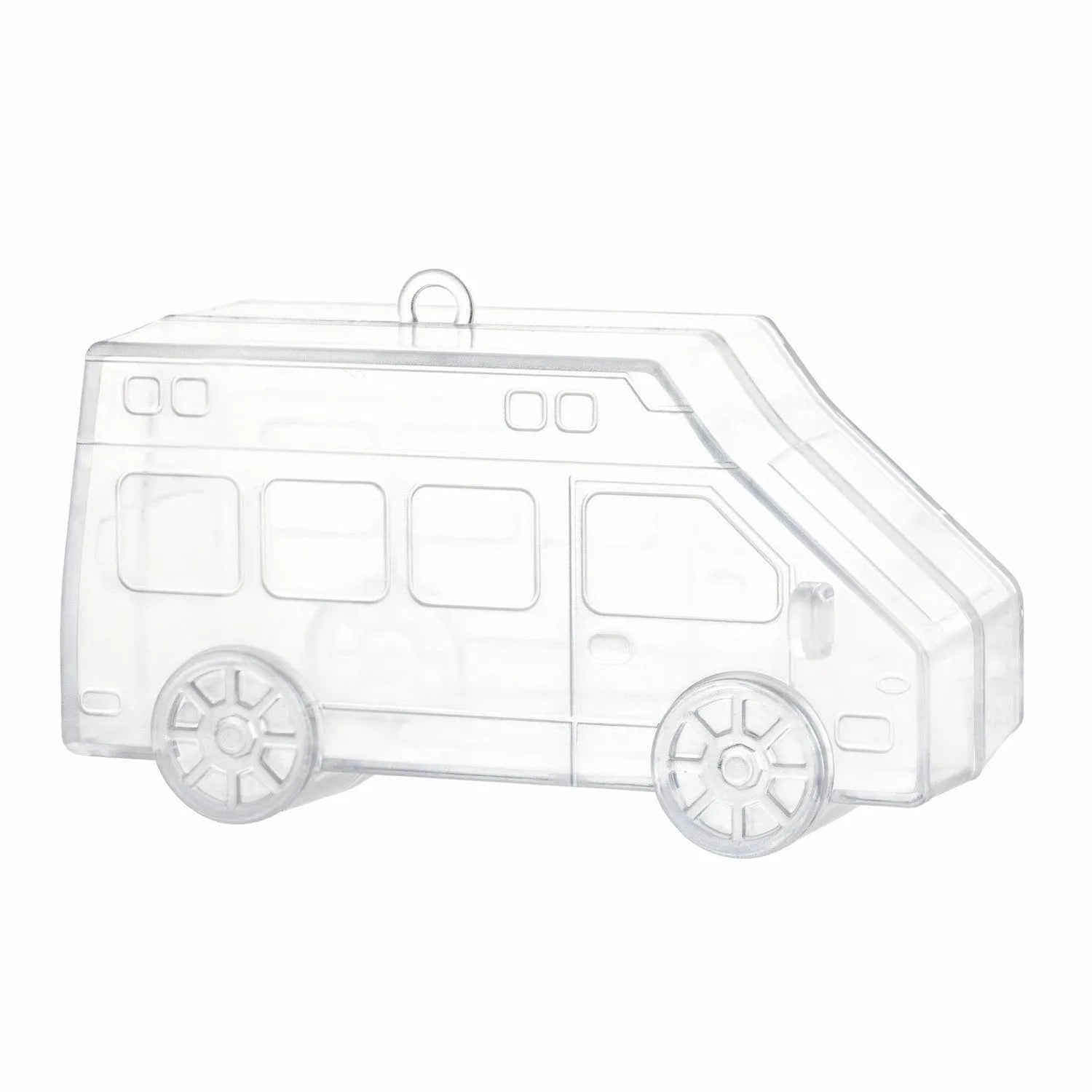 Bus Shaped Acrylic Candy Boxes 16 Pack 2.04"X4.13"X1.65" P