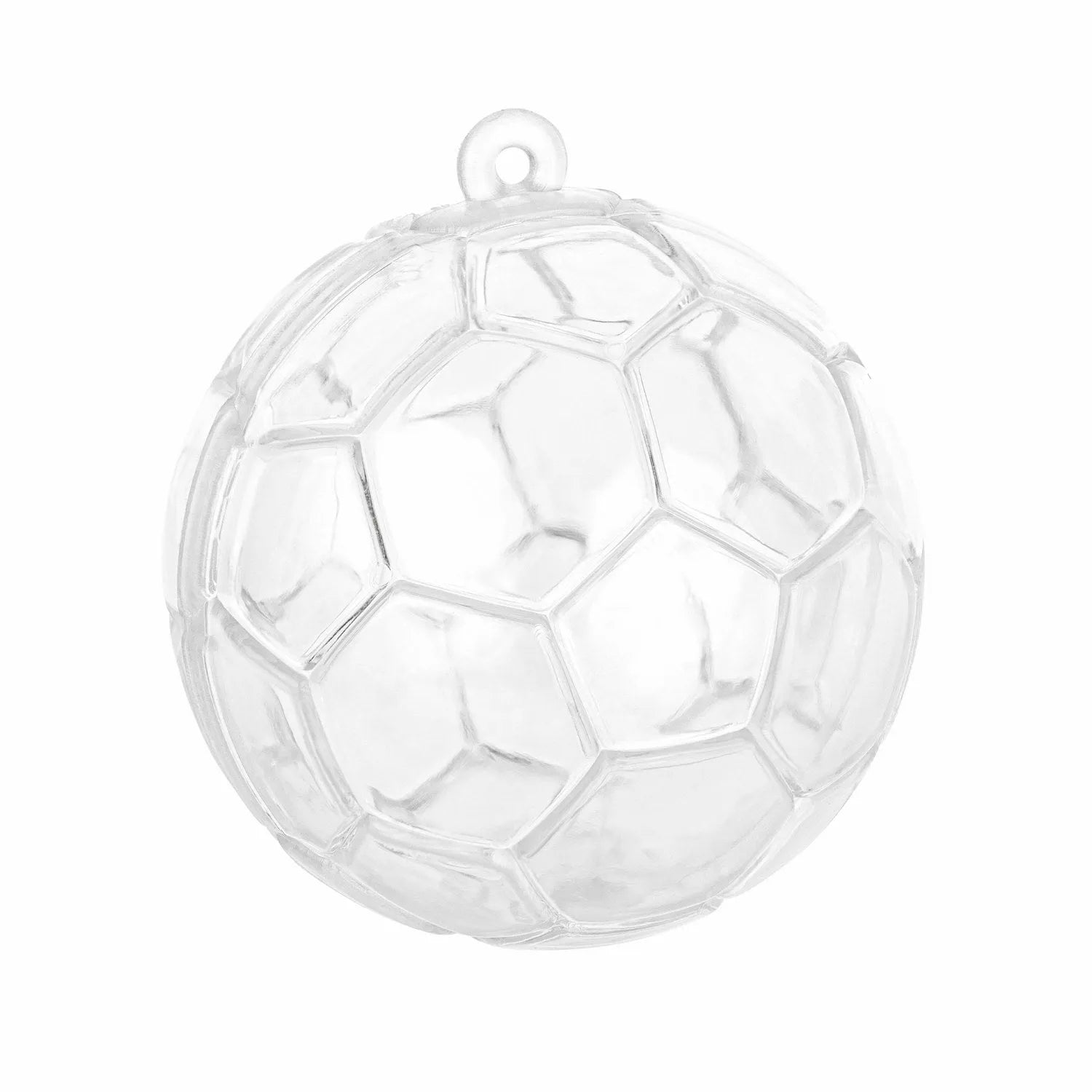 Soccer Ball Shaped Acrylic Candy Boxes 24 Pack 2.36"