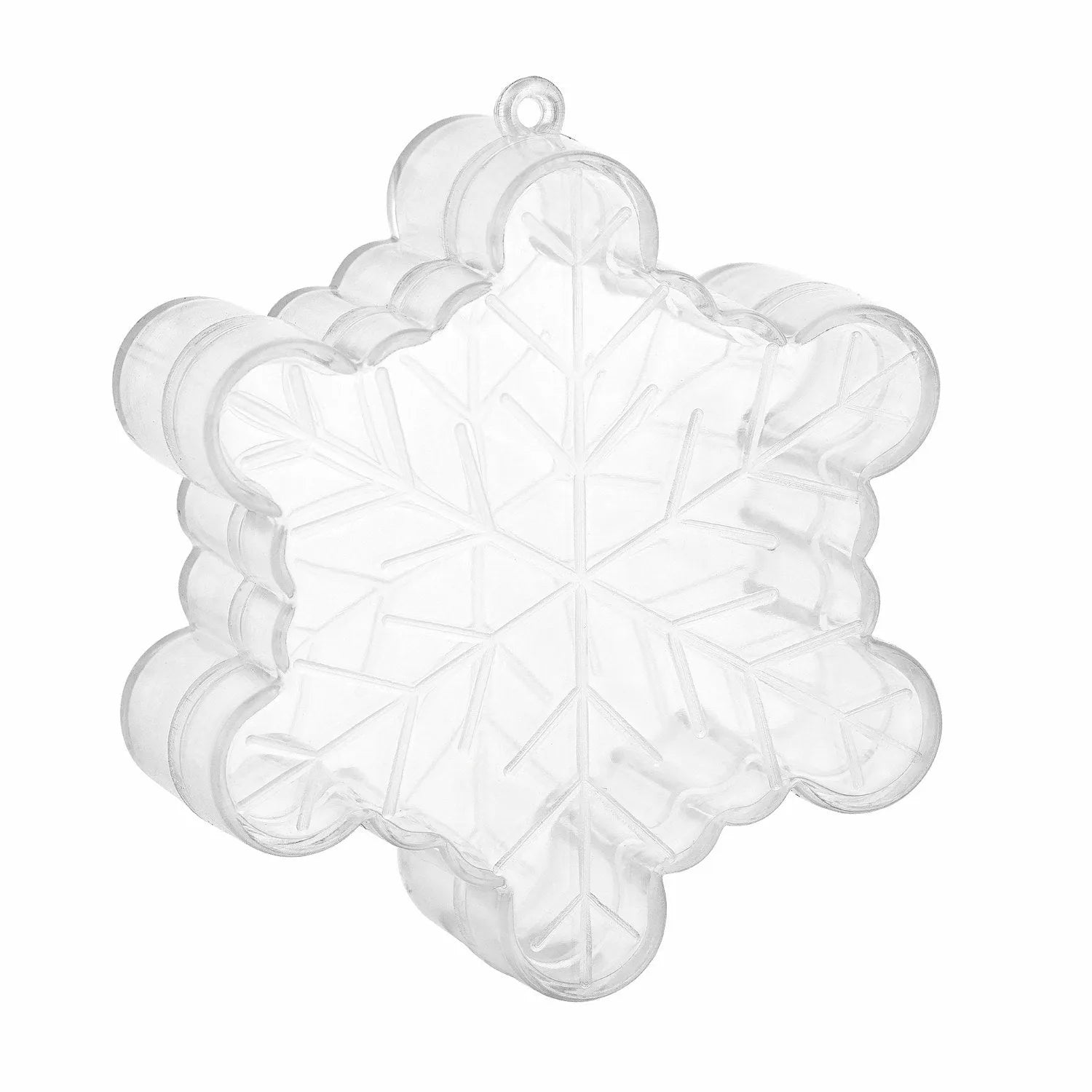 Snowflake Shaped Acrylic Candy Boxes 24 Pack 2.36"X2.36"X0.98"