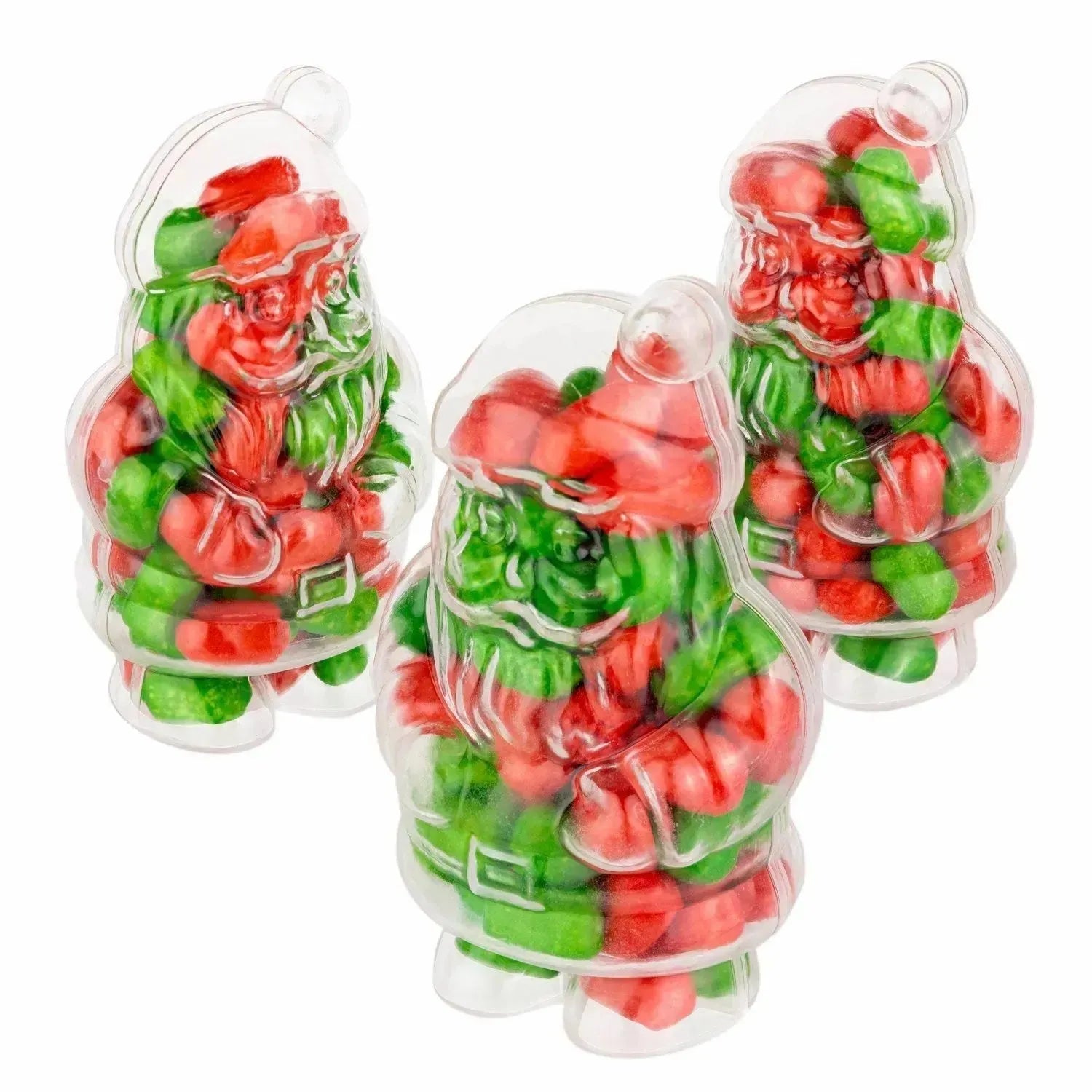 Santa Shaped Acrylic Candy Boxes 16 Pack 4.72"X2.36"X1.96"