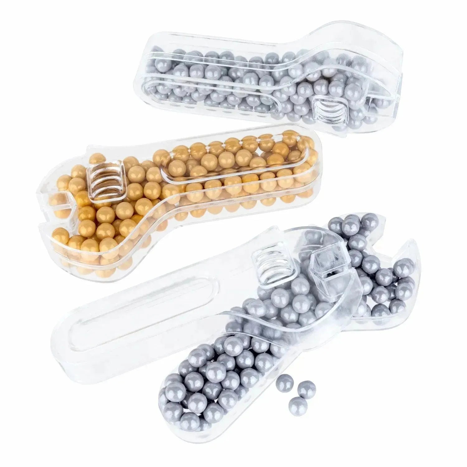 Wrench Shaped Acrylic Candy Boxes 24 Pack 4.52"X1.96"X0.98"