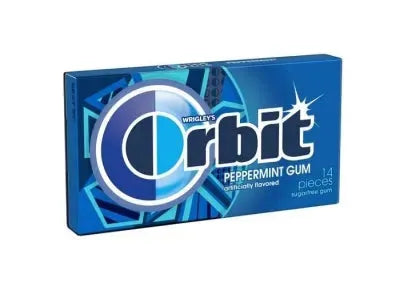 Orbit Peppermint Gum: 12-Piece Box