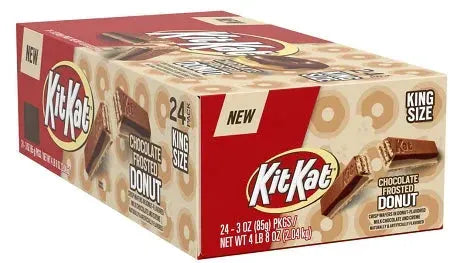 Kit Kat Frosted Donut King Size Candy Bars: 24-Piece Display