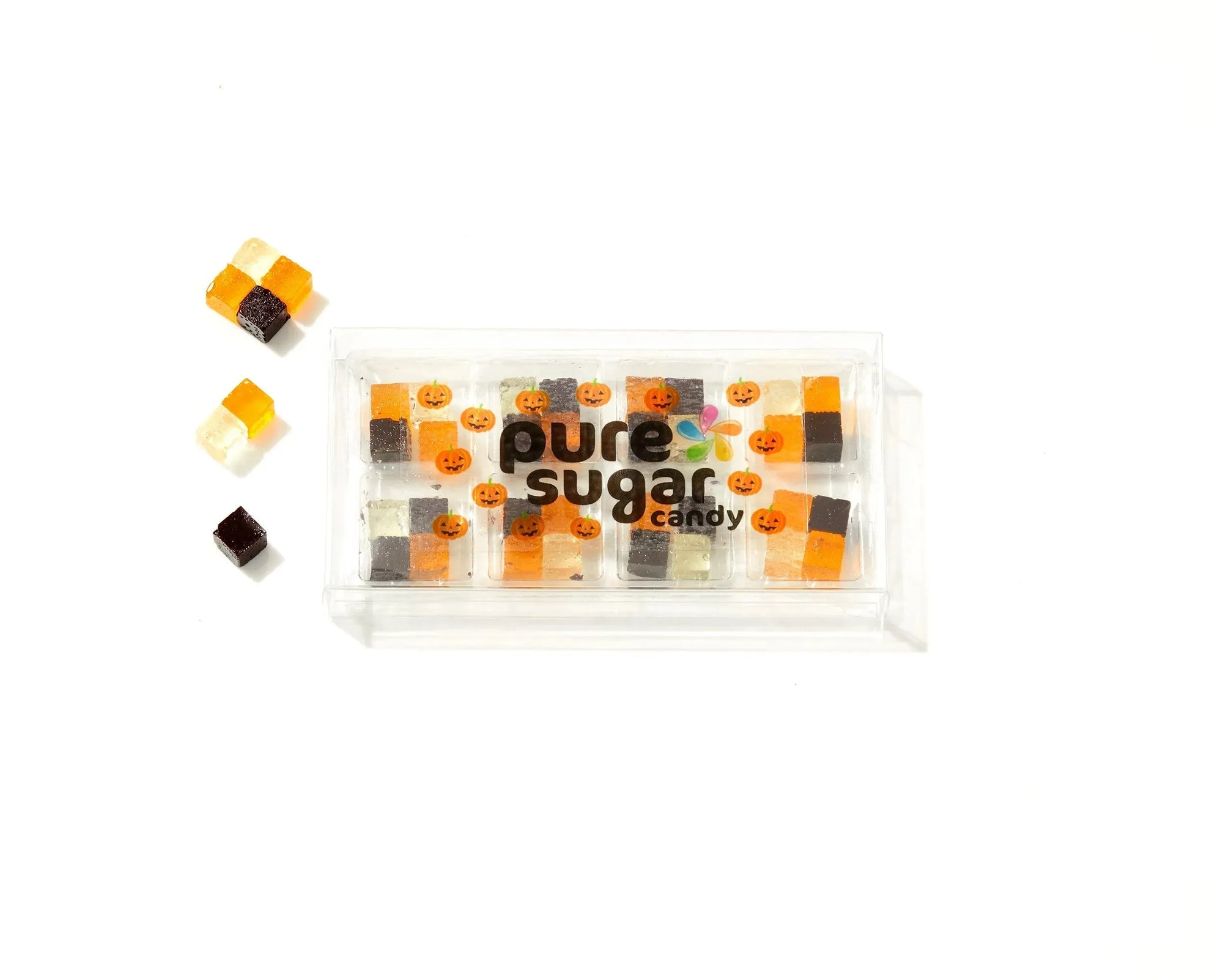 Pure Sugar Candy Orange, Blackberry, Cake Batter Candy Cubes