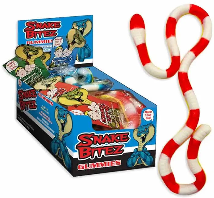 Snake Bitez Gummies: 9-Piece Display