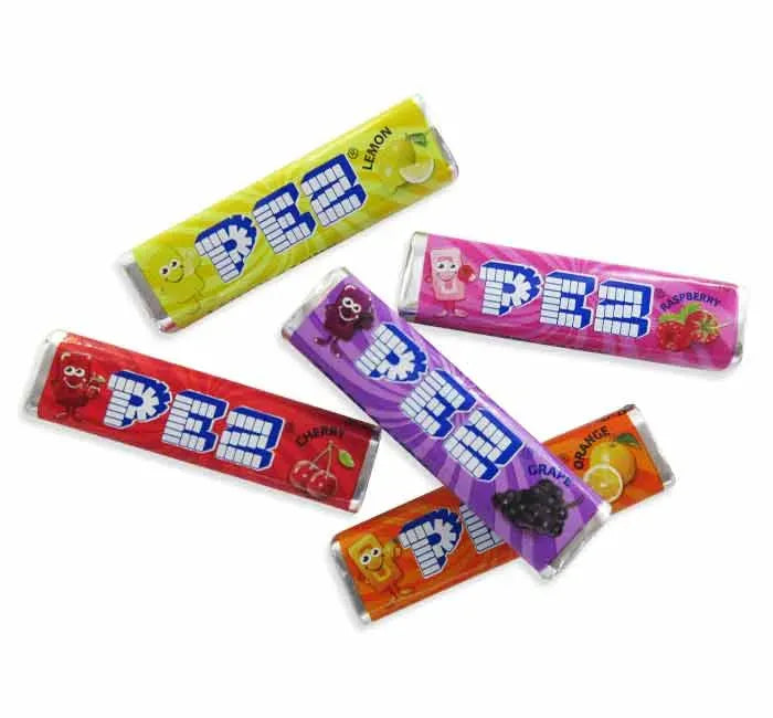 PEZ Fruit Flavor Candy Refills-Bulk: 20LB Case