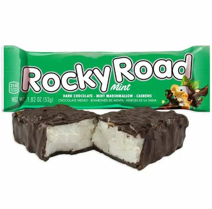 Rocky Road Mint Candy Bars: 24-Piece Box