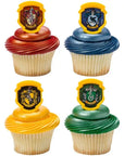 Sprinkle Pop Harry Potter Hogwarts Houses Cupcake Rings