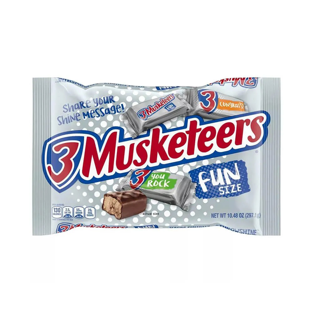 3 Musketeers Fun Size Candy Bars: 20-Piece Bag