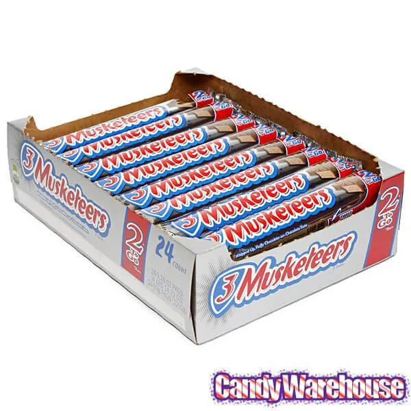 3 Musketeers King Size Candy Bars: 24-Piece Box