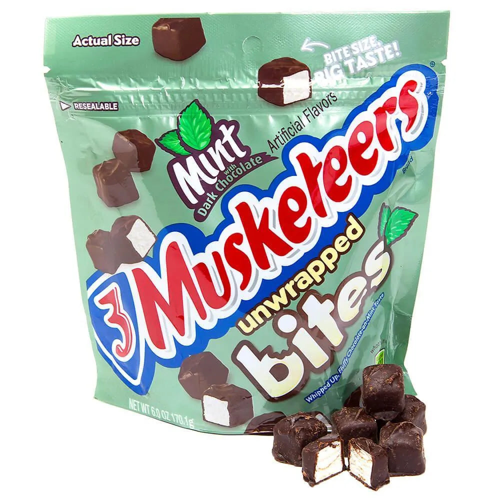 3 Musketeers Mint Bites Candy: 6-Ounce Bag