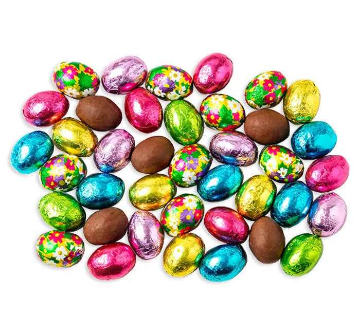 Madelaine Foiled Gourmet Chocolate Easter Eggs - Milk: 5LB Bag