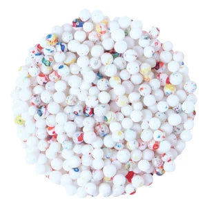 Micro Psychedelic White 1/4-Inch Jawbreakers: 10LB Case