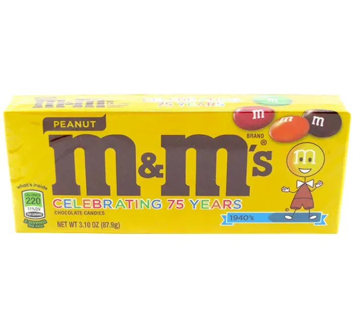 M&M's Peanut Theater Box Candy Packs: 12-Piece Case