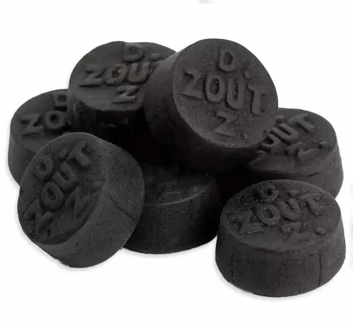 Gustaf's Double Salt Black Licorice Buttons: 3KG Bag