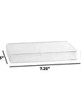 Clear Acrylic Boxes 7.25"X4.75"X1" 12 Pack