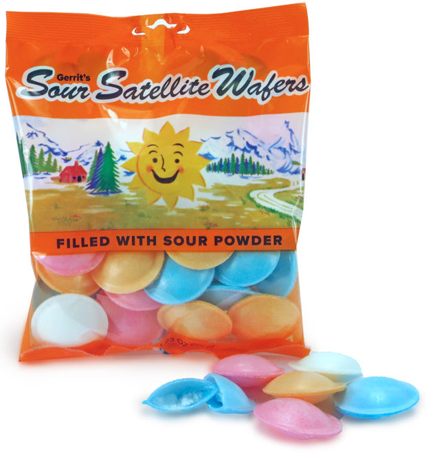 Satellite Wafers Candy - Sour: 12-Piece Case