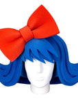 Wig with Large Bow