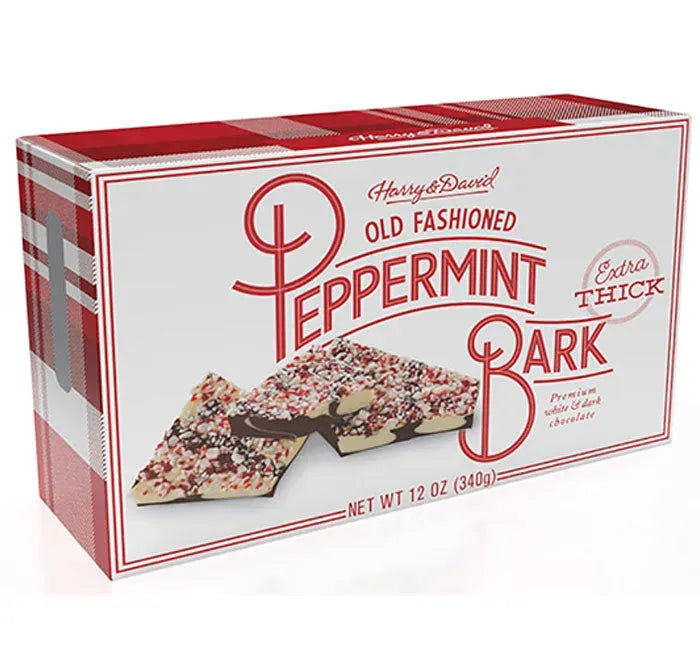 Harry and David Peppermint Bark 12-Ounce Box: 6CT Case