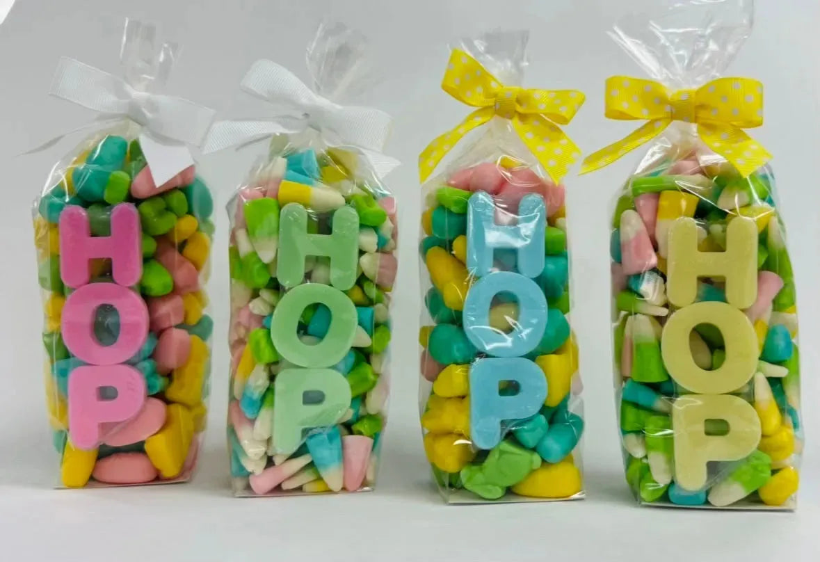 Pure Sugar Candy Spring Candy Corn with Hard Candy Letters