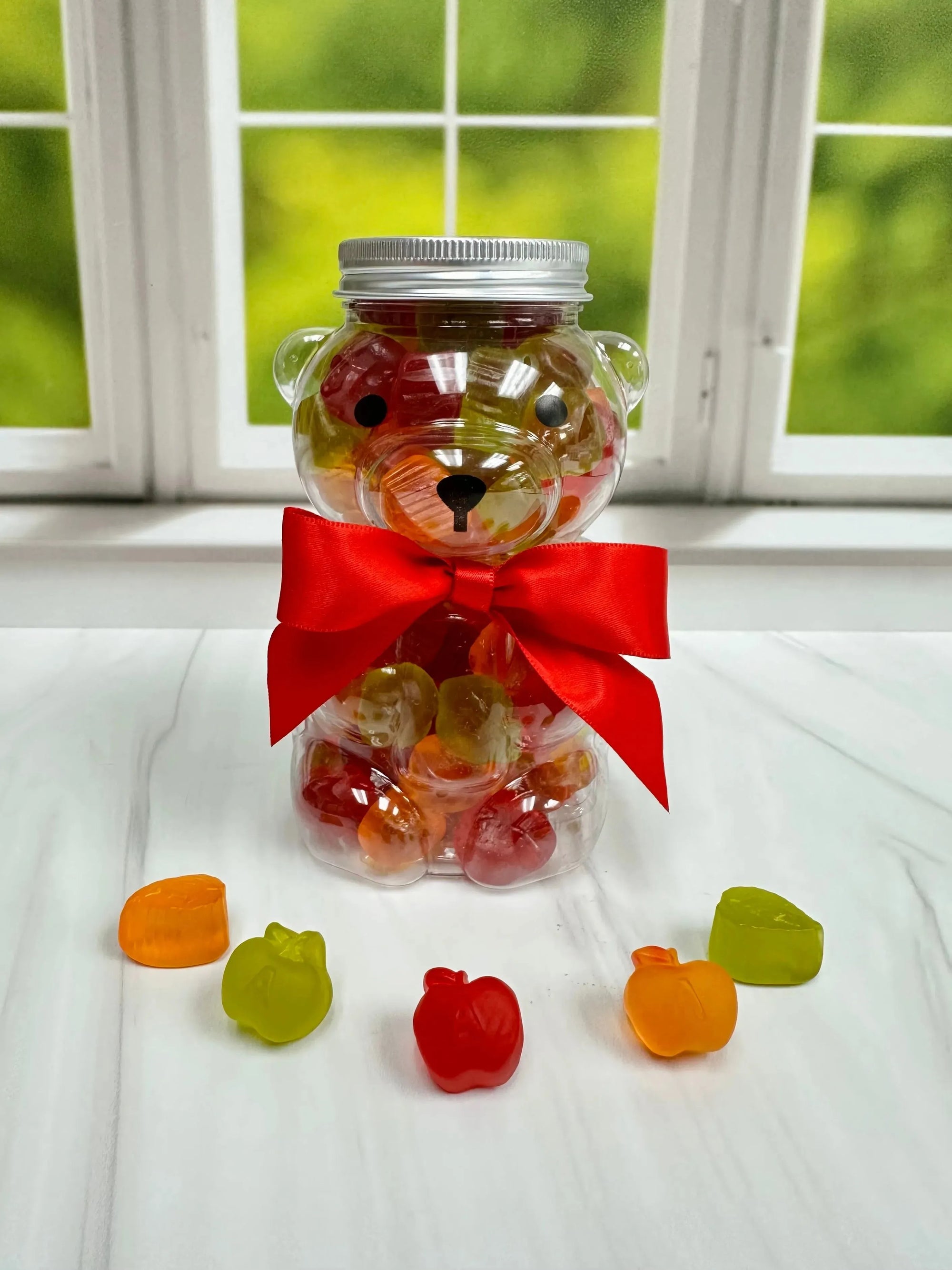 Pure Sugar Candy Spring Bear with Apple and Leaf Gummies