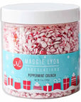 Crushed Peppermint Candy Chips Jars: 12-Piece Case