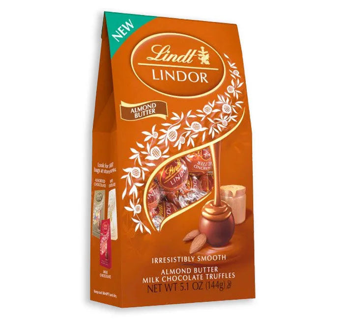 Lindt Chocolate Lindor Truffles - Almond Butter Milk Chocolate: 6-Piece Case