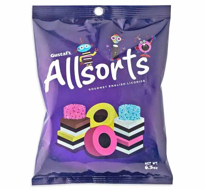 Gustaf's Gourmet Licorice Allsorts: 12-Piece Case