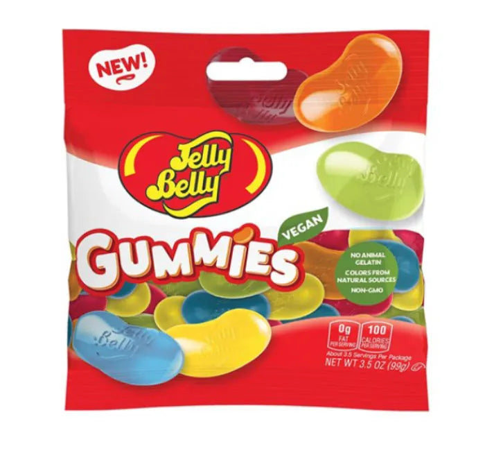 Jelly Belly Gummies Peg Bags: 12-Piece Case